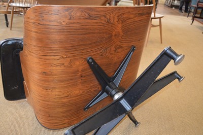 Lot 238 - Charles & Ray Eames Lounge Chair and Ottoman for Herman Miller