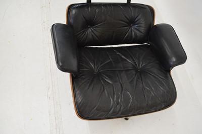 Lot 238 - Charles & Ray Eames Lounge Chair and Ottoman for Herman Miller