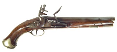 Lot 7 - Flintlock light dragoon type pistol