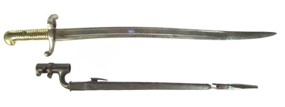 Lot 398 - Snider and M1842 bayonets