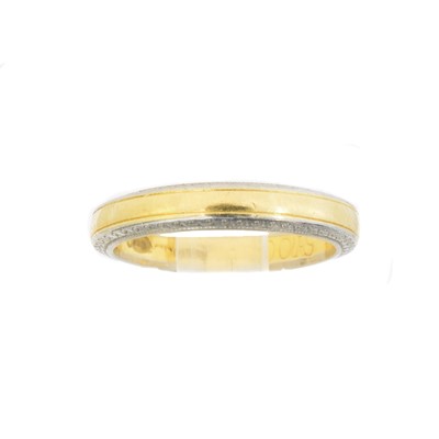 Lot 116 - An 18ct gold band ring by Boodles