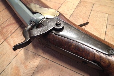 Lot 58 - 1 1/4 inch percussion punt gun