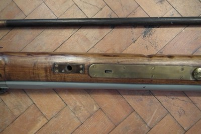 Lot 58 - 1 1/4 inch percussion punt gun