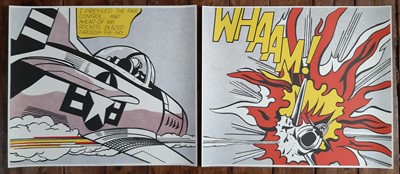 Lot 59 - Roy Lichtenstein, "Wham", pair of signed posters.