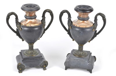 Lot 193 - A pair of garnitures