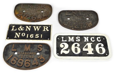 Lot 7 - Collection of Wagon Plates