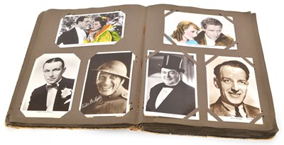 Lot 67 - Postcard Album of Movie Stars