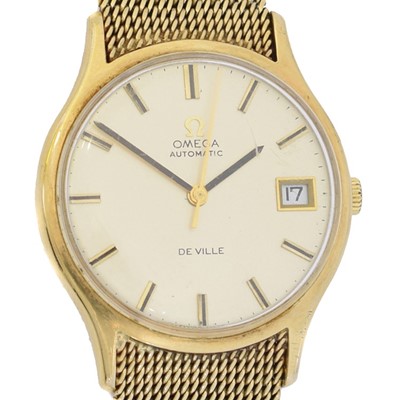 Lot 139 - A 9ct gold Omega De Ville automatic watch