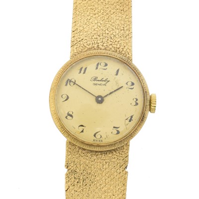 Lot 132 - A ladies 9ct gold Berkeley watch
