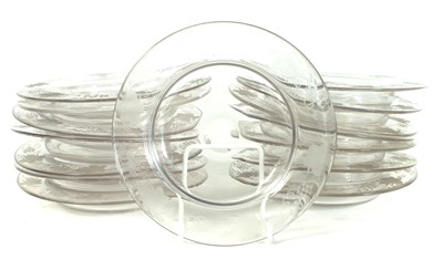 Lot 116 - Fifteen glass ice plates