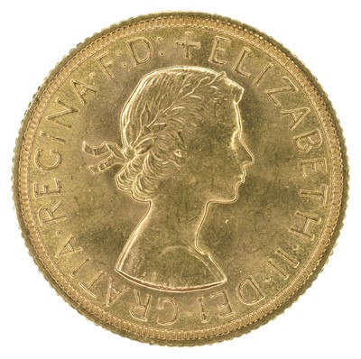 Lot 58 - Queen Elizabeth II, Sovereign, 1959.