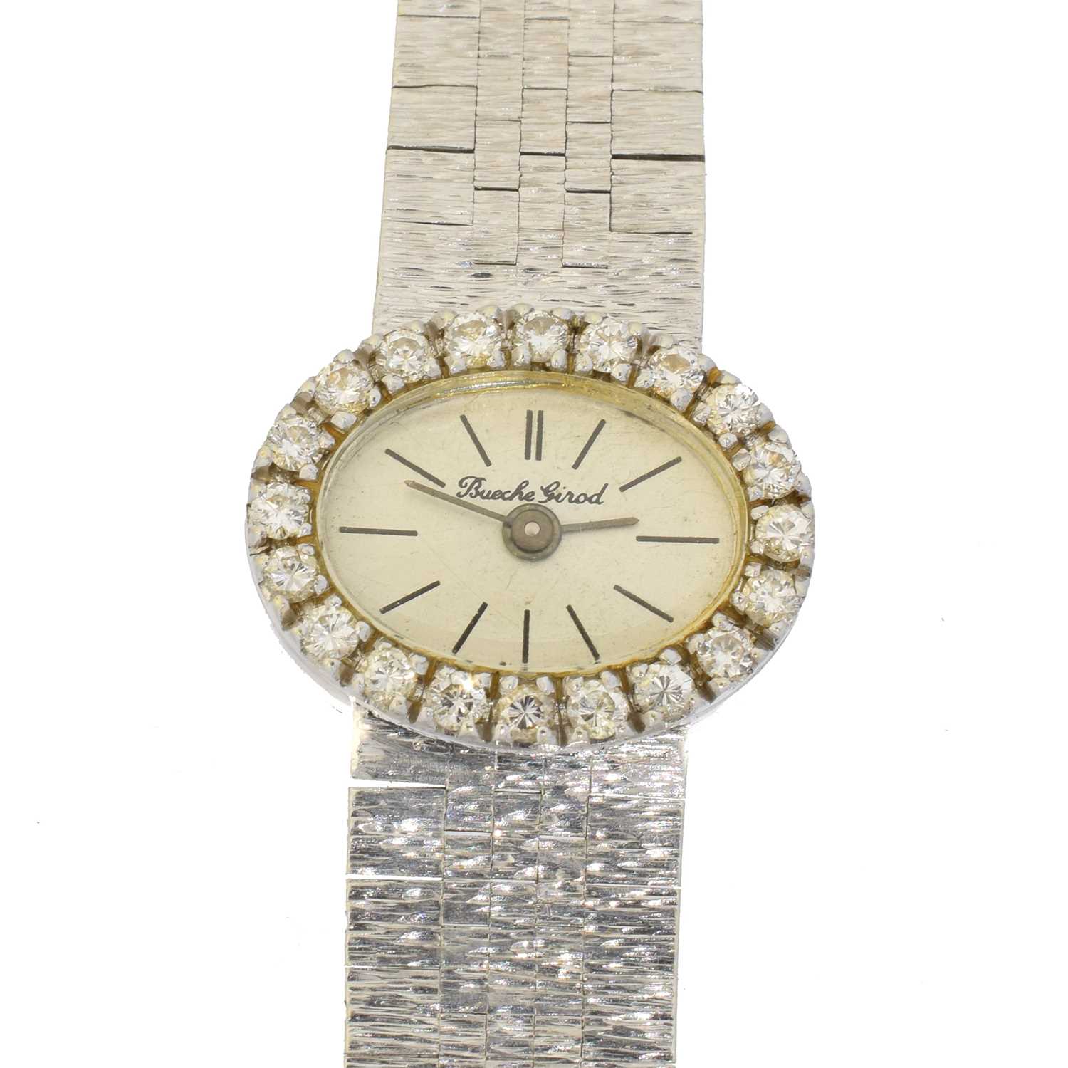 Lot 133 - A 1960s 9ct gold Bueche Girod cocktail watch