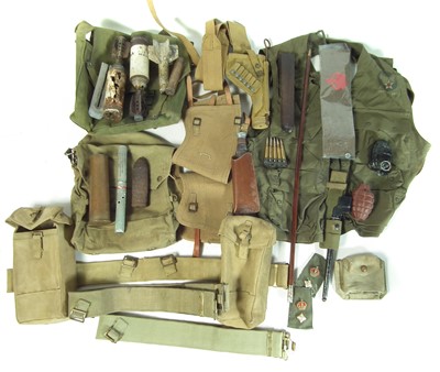 Lot 159 - Collection of Webbing and mixed Militaria