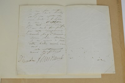 Lot 69 - Signature of Cesar Franck (1822-1890)