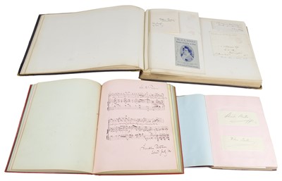 Lot 68 - Three Autograph Books with Over 100 signatures dating from 1880-1930