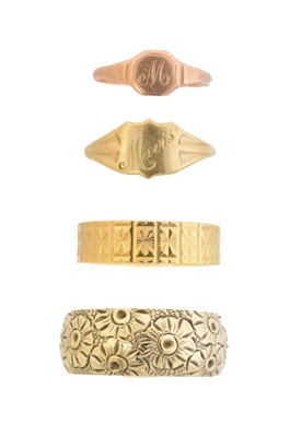 Lot 92 - Four rings