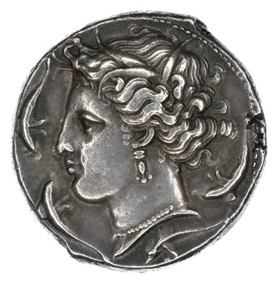 Lot 3 - Sicily, Siculo-Punic (c. 320-300 BC), Silver Tetradrachm
