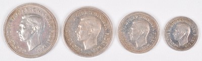 Lot 70 - George VI Maundy Set, 1949, One Pence to Four Pence, silver (4).
