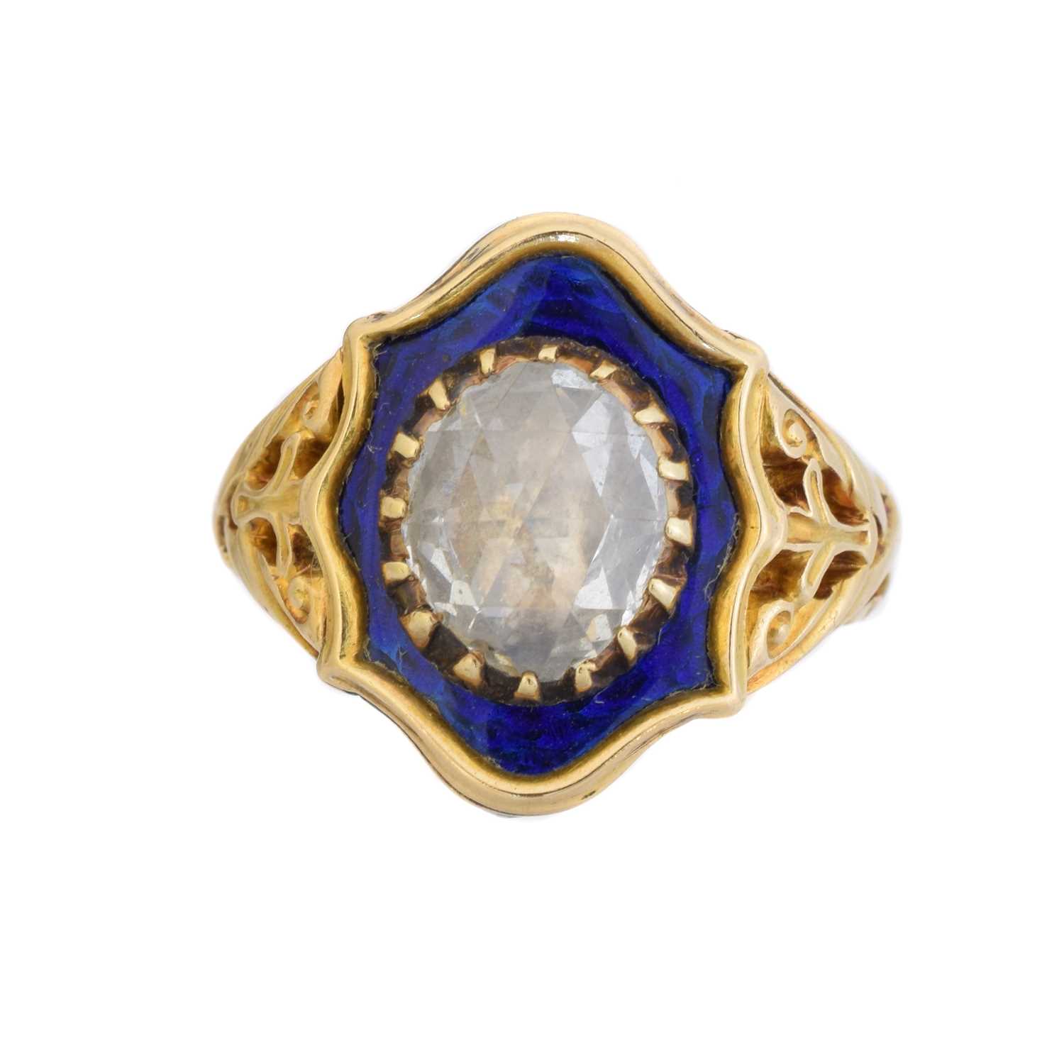 113 - A fine 17th century rose-cut diamond presented by Charles II, 