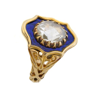 Lot 113 - A fine 17th century rose-cut diamond presented by Charles II