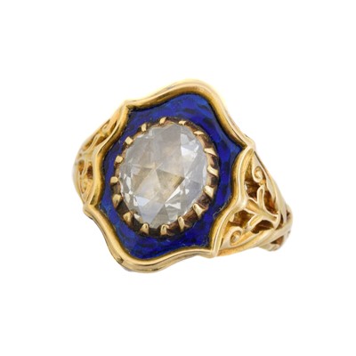 Lot 113 - A fine 17th century rose-cut diamond presented by Charles II
