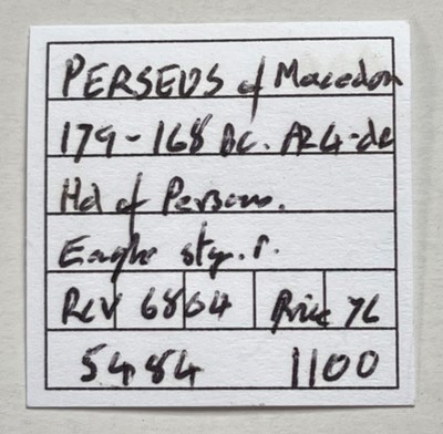 Lot 3 - Kingdom of Macedon, Perseus AR Tetradrachm.