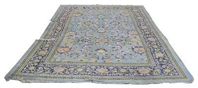 Lot 309 - Large late 19th-century carpet square
