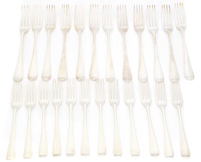 Lot 91 - A Victorian silver part service