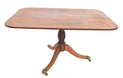Lot 272 - George III mahogany breakfast table