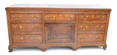 Lot 298 - George III oak dresser base