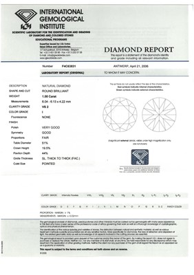 Lot 40 - A pair of 18ct gold diamond stud earrings