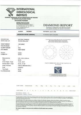 Lot 40 - A pair of 18ct gold diamond stud earrings