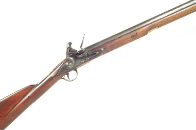 Lot 54 - Composed flintlock officers fusil or musket