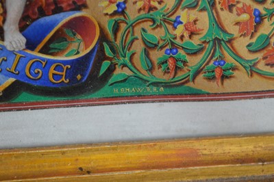 Lot 55 - Henry Shaw F.S.A. (British b.1800-d.1873)