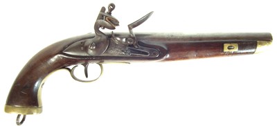 Lot 227 - Belgian flintlock holster pistol