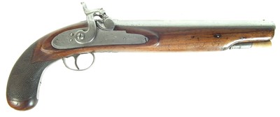 Lot 214 - Percussion holster pistol.