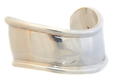 Lot 38 - An Elsa Peretti for Tiffany & Co. silver cuff bangle