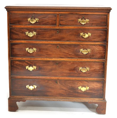 Lot 428 - Early 19th-century mahogany chest of drawers