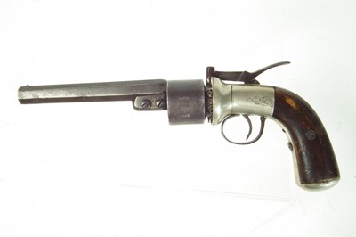 Lot 251 - Baker's Patent transitional revolver