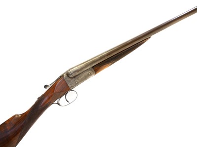 Lot 348 - Deactivated G.E. Lewis 12 bore side by side shotgun