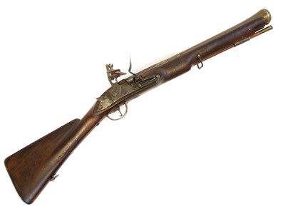 Lot 347 - Modern deactivated flintlock blunderbuss