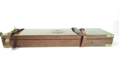 Lot 322 - Percussion silver mounted double 14 bore shotgun by Smith