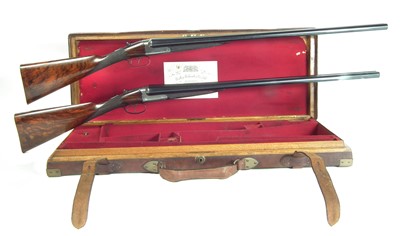 Lot 451 - Fine cased pair of Westley Richards 12 bore shotguns LICENCE REQUIRED.