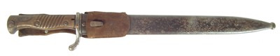 Lot 47 - German WWI 1898 saw back 'butcher' bayonet