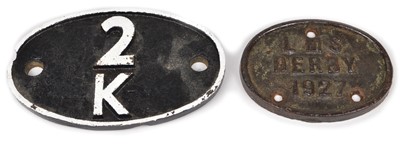 Lot 8 - Two Shedplates