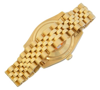Lot 189 - An 18ct gold Rolex Oyster Perpetual Datejust wristwatch