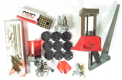 Lot 577 - Lee progressive press and related items