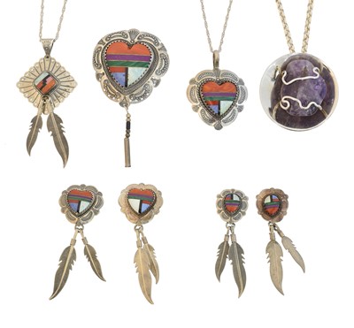 Lot 80 - A selection of Native American jewellery