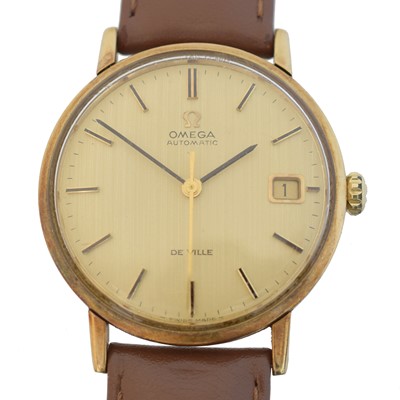 Lot 183 - A 9ct gold Omega De Ville automatic wristwatch