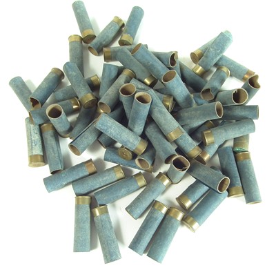 Lot 555 - Sixty-five Eley 14 bore card cartridges,  LICENCE REQUIRED